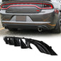 NINTE Rear Diffuser For 2015-2018 Dodge Charger RT SE SXT GT Rear Bumper Lip