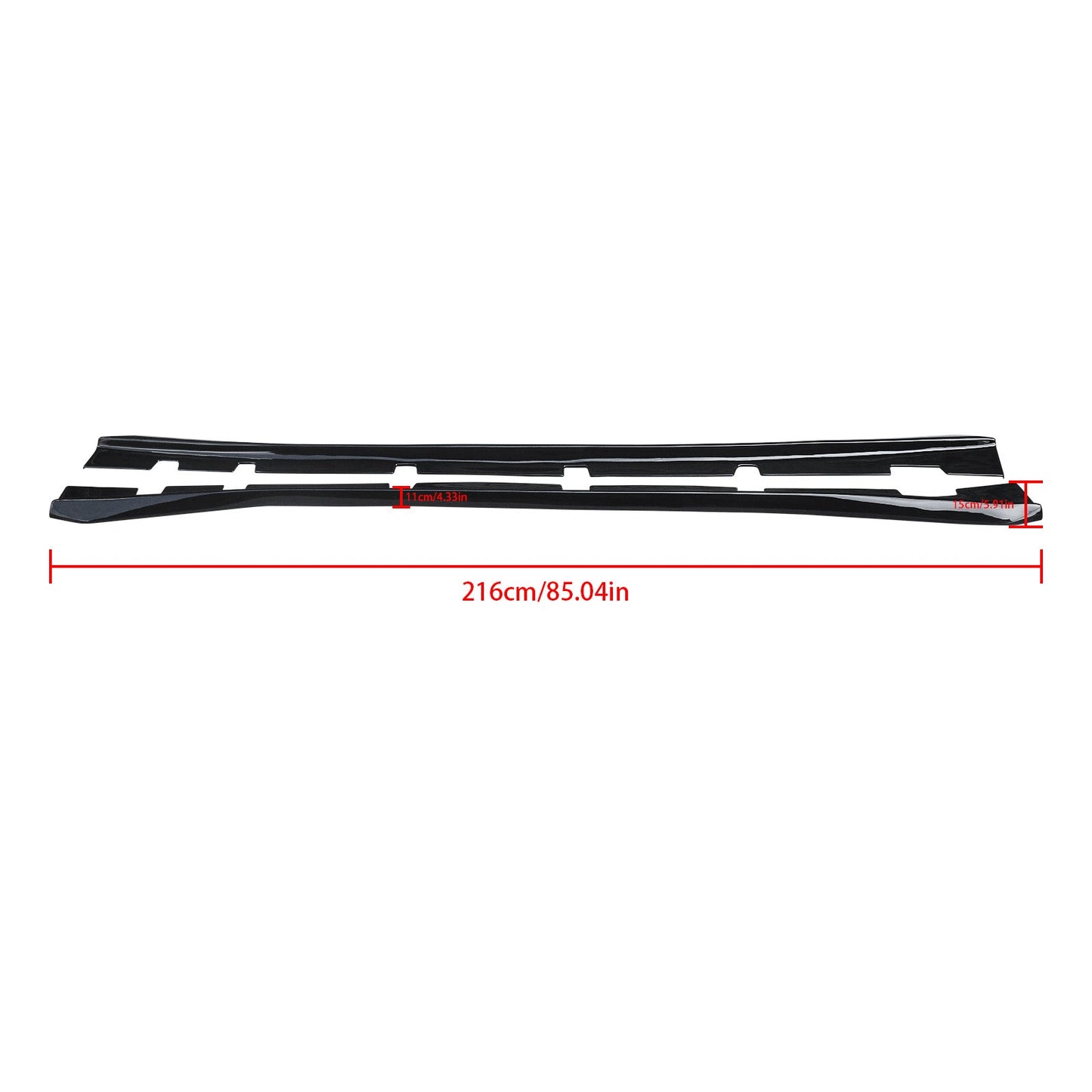 NINTE Side Skirts For 2011-2022 Dodge Charger R/T RT Extension Lip Body Kits