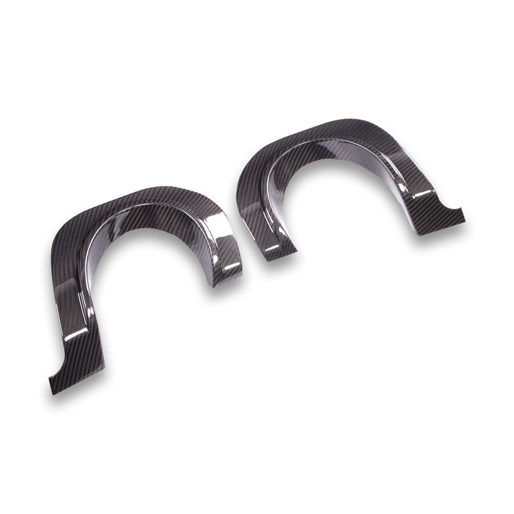 Carbon Fiber Exhaust Shields - Toyota A90 Supra