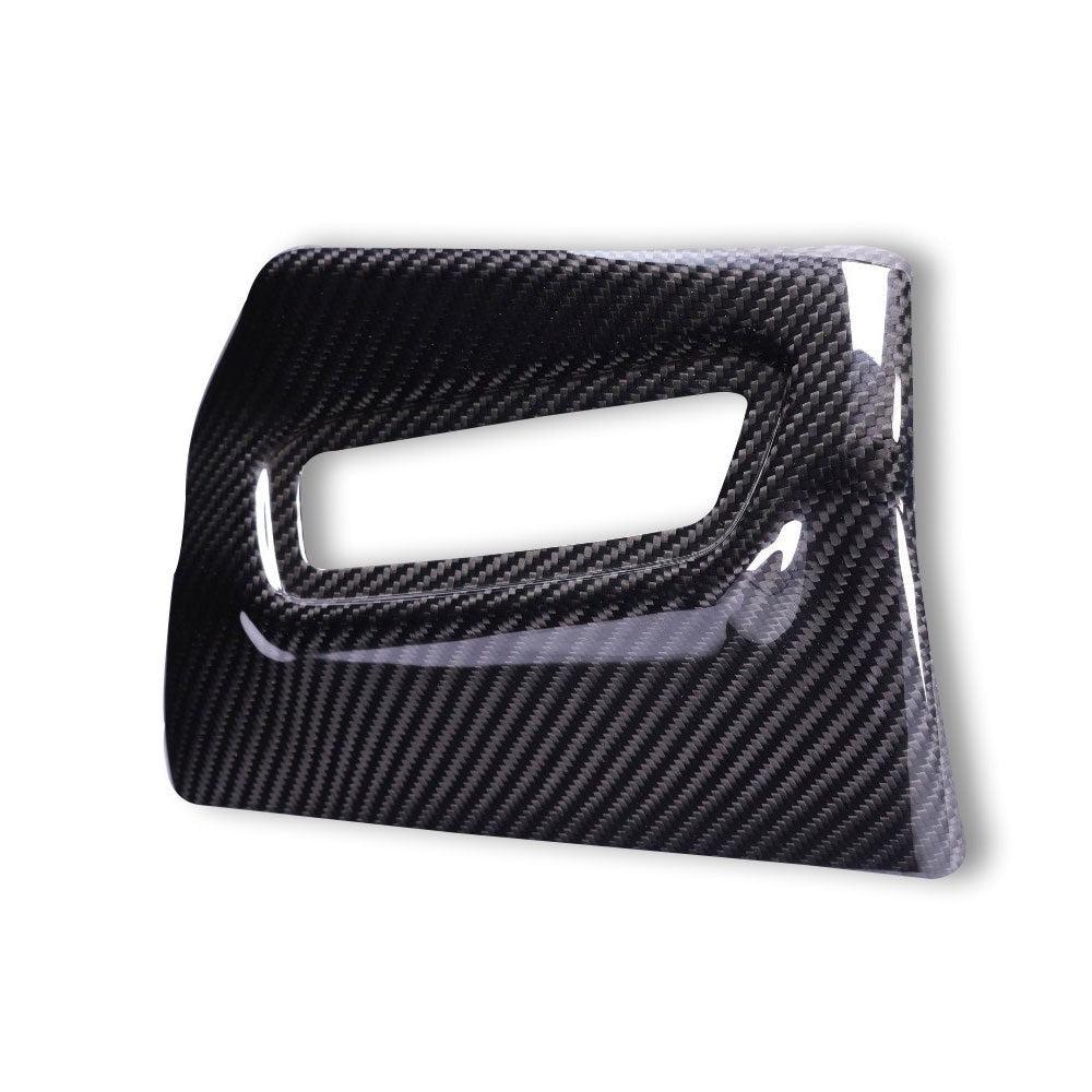 Carbon Fiber Headlight Switch Cover - Toyota A90 Supra