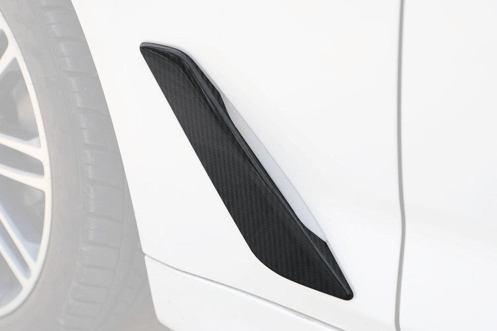 Carbon Fiber Side Fender Vent Trims - BMW G30 / G38 5 Series