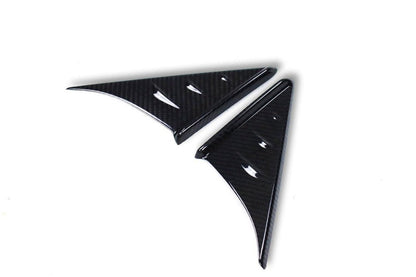 Carbon Fiber Side Mirror Triangle Trims - Toyota A90 Supra