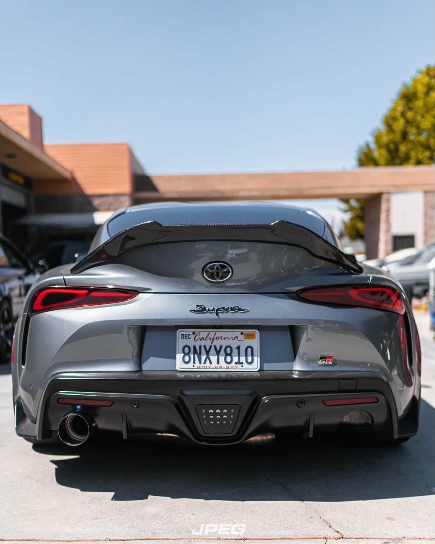 High Kick Carbon Fiber Trunk Spoiler - Toyota A90 Supra