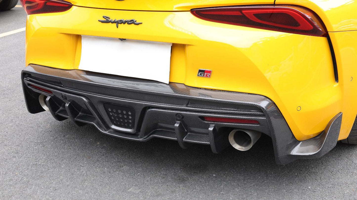 TOMS Style Carbon Fiber Rear Diffuser - Toyota A90 Supra