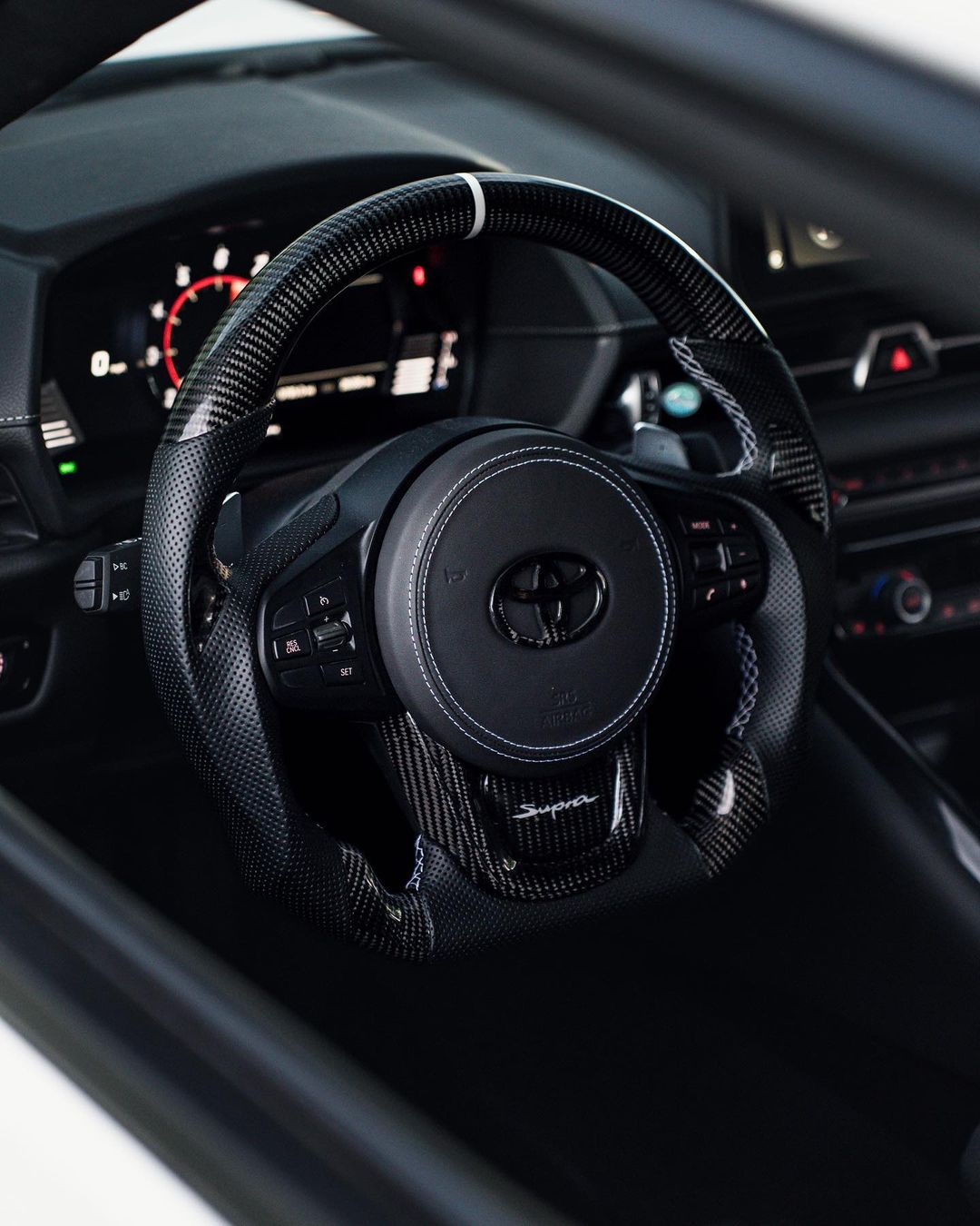 Toyota A90 Supra - Full Custom Steering Wheel