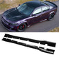 NINTE Side Skirts For 2020 2021 2022 2023 Dodge Charger Widebody Rocker Panel Extension Lip Body Kits