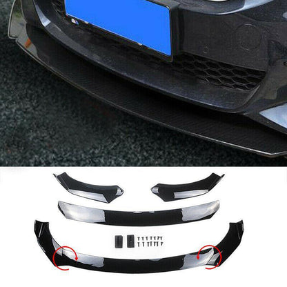 NINTE Universal Front Bumper Lip Body Kit Spoiler BMW Audi Benz Mazda Honda Civic Audi Q5