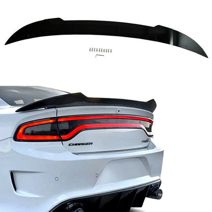 NINTE Rear Spoiler For 2015-2022 Dodge Charger Wicker Bill Trunk Wing