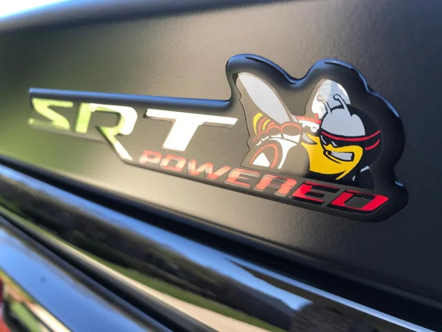 SRT Powered Emblem Super SCAT PACK Bee Badge Decal